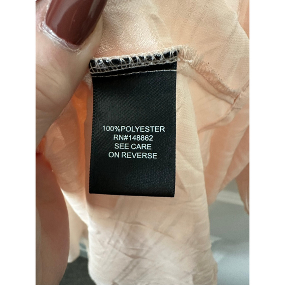 Torrid Pink Plaid Open Front Kimono 1X - Picture 4 of 4